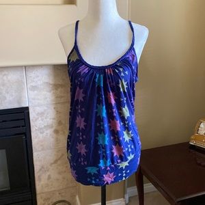 Navy with stars tank